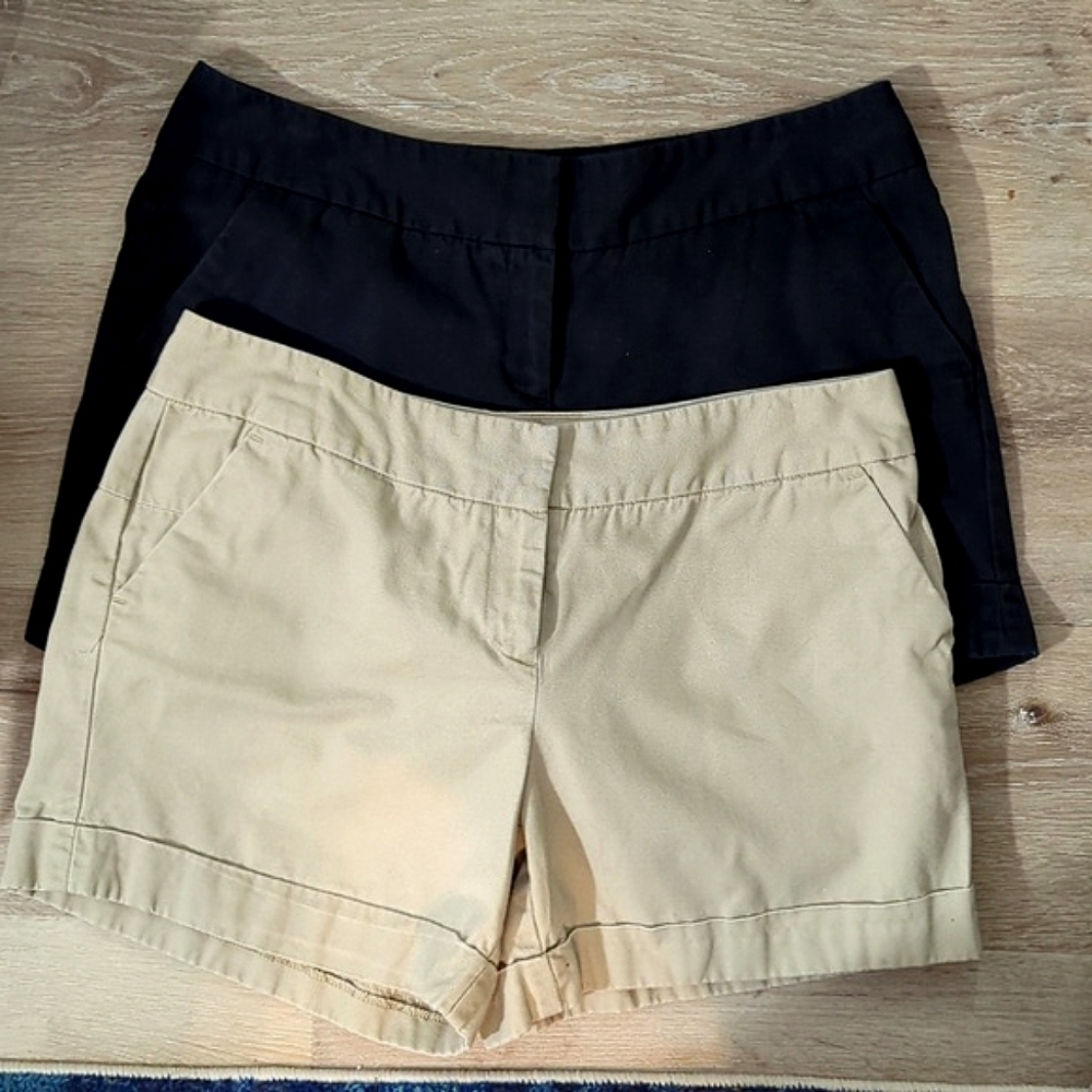 The Limited Drew Fit Shorts Bundle Womens Size 8 Cotton Comfy Casual Minimalist